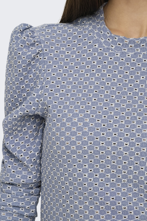 Only blauwe dames t-shirt