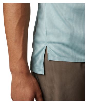 Maillot Manches Courtes Fox Flexair Pro Gunmetal Bleu
