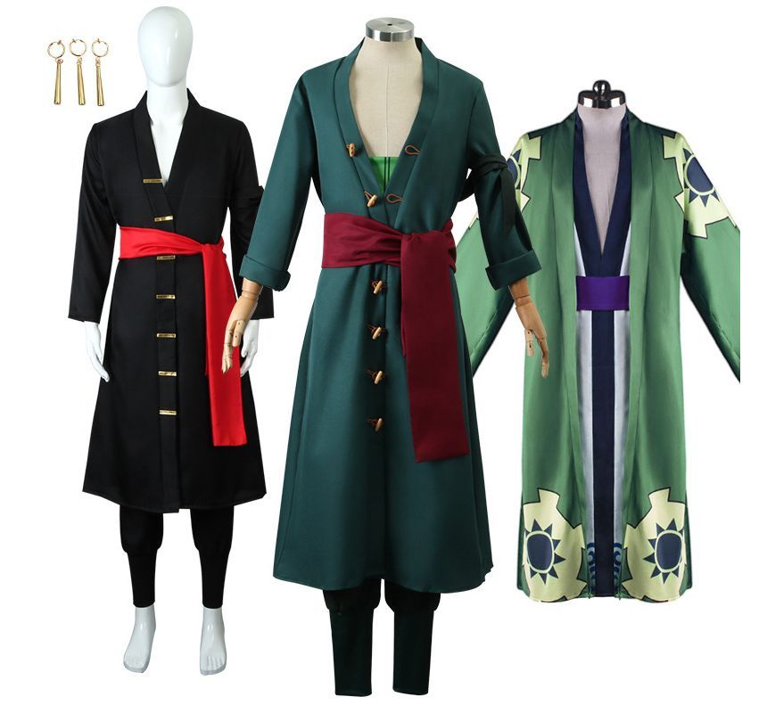 Feravin - One Piece Roronoa Zoro Cosplay Kostuumset