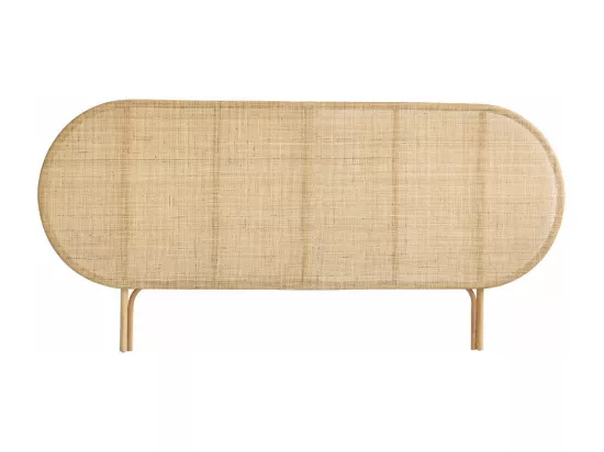 Tête de lit en rotin naturel 180 cm
