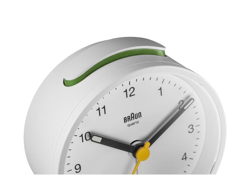 Braun Klassischer Wecker BC12 Weiss Wecker