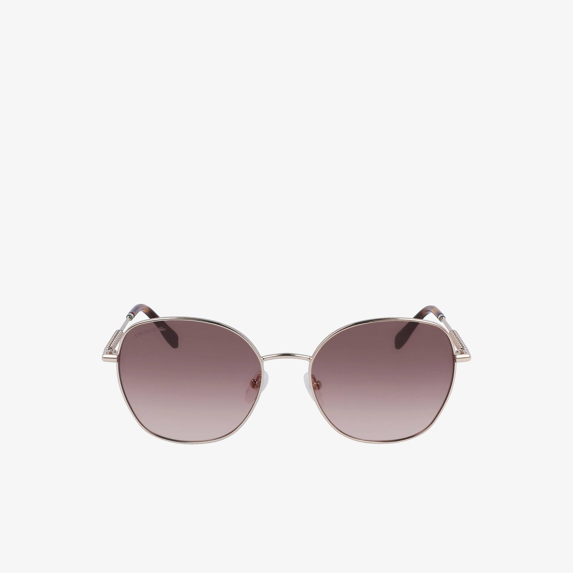 Ovale NEOHERITAGE Sonnenbrille mit Metallrahmen Sonnenbrillen - Gelb - Lacoste - Damen