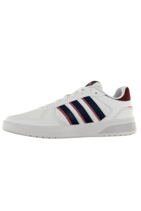 Baskets basses adidas originals courtbeat ftwwht/dkblue/prelsc