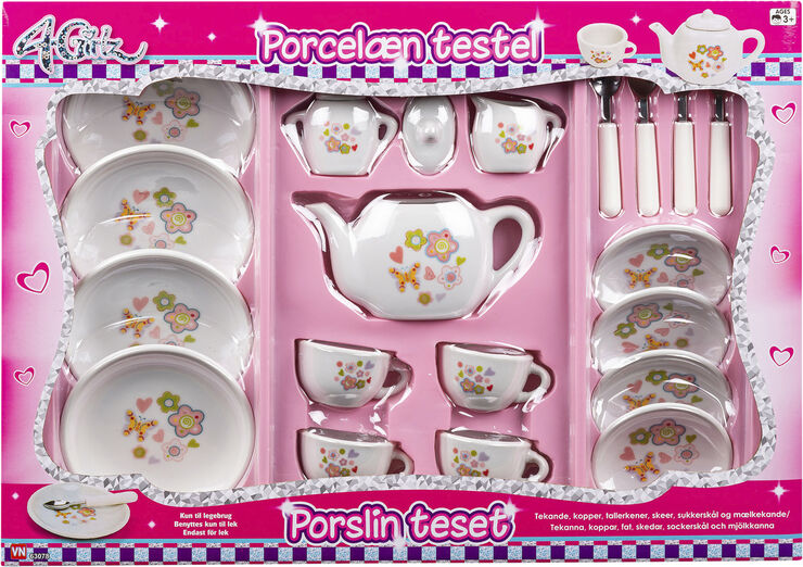 4-GIRLZ 4-GIRLZ TESÆT I PORCELÆN