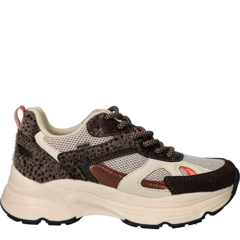 POSH by Poelman Sneakers Bruin Meisjes