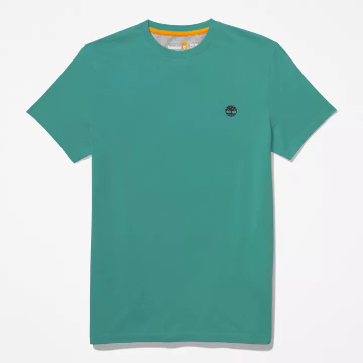 T-shirt Dunstan River pour homme en bleu sarcelle