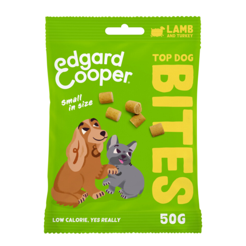 Edgard & Cooper Adult Bite S Lam & Kalkoen50 gr