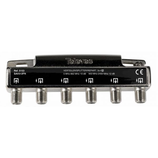 Televes Repartidor 5 saidas 5-2400MHZ TLV5153