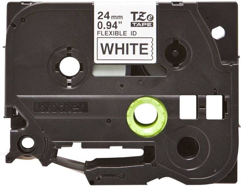Brother - TZe-FX251 - ID Tape - Zwart op Wit - 24 mm - 8 Meter