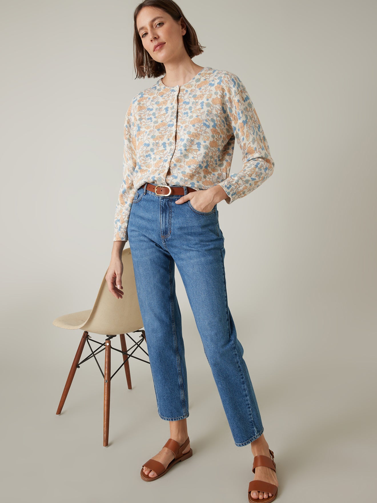 Cardigan imprimé femme