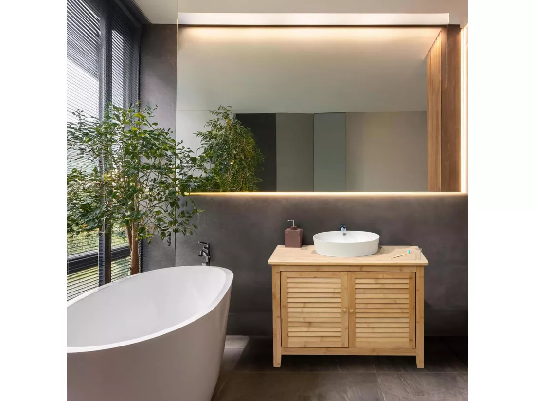 Meuble sous-lavabo MCW-B18, 60x80x40cm