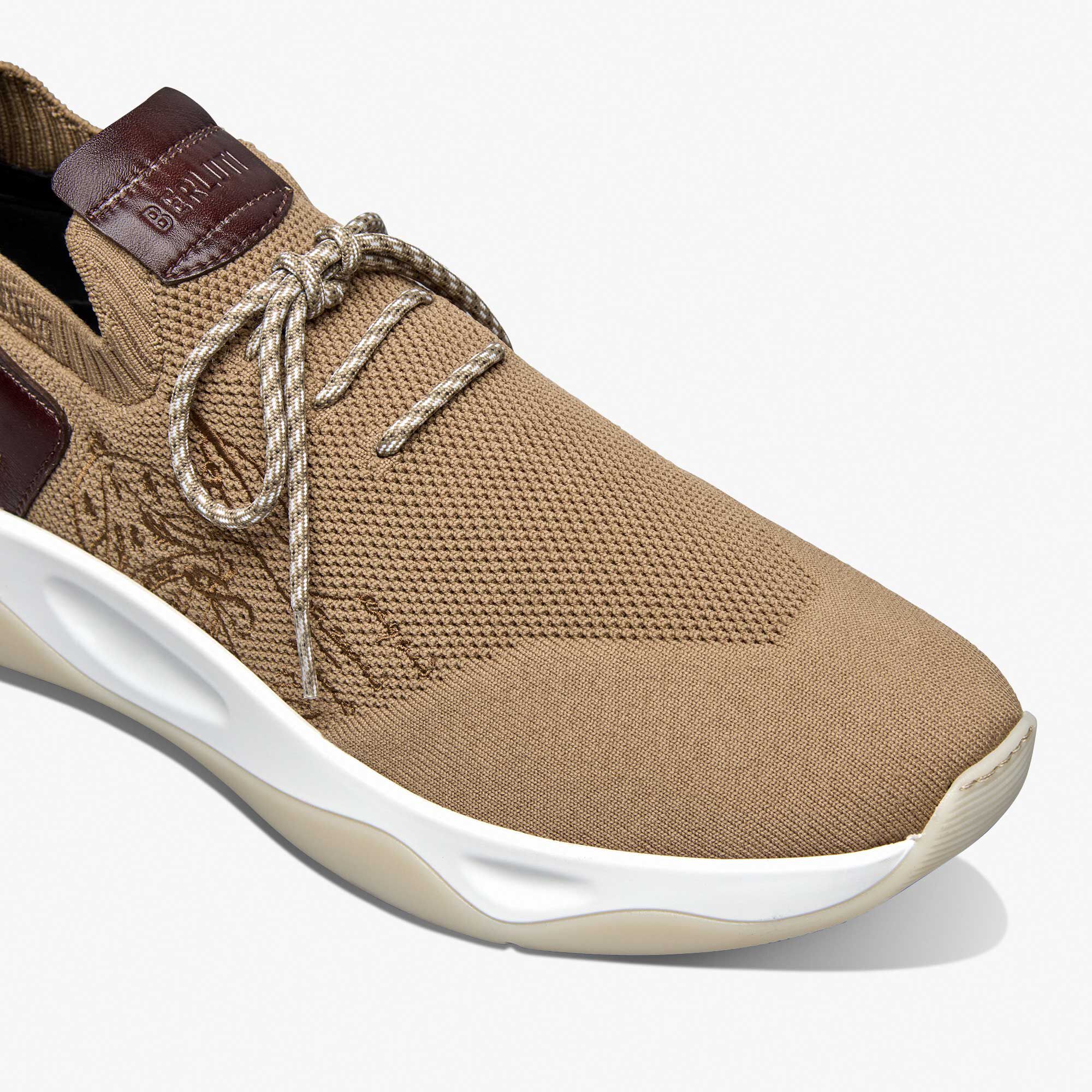Sneaker Shadow En Scritto Knit Et Cuir