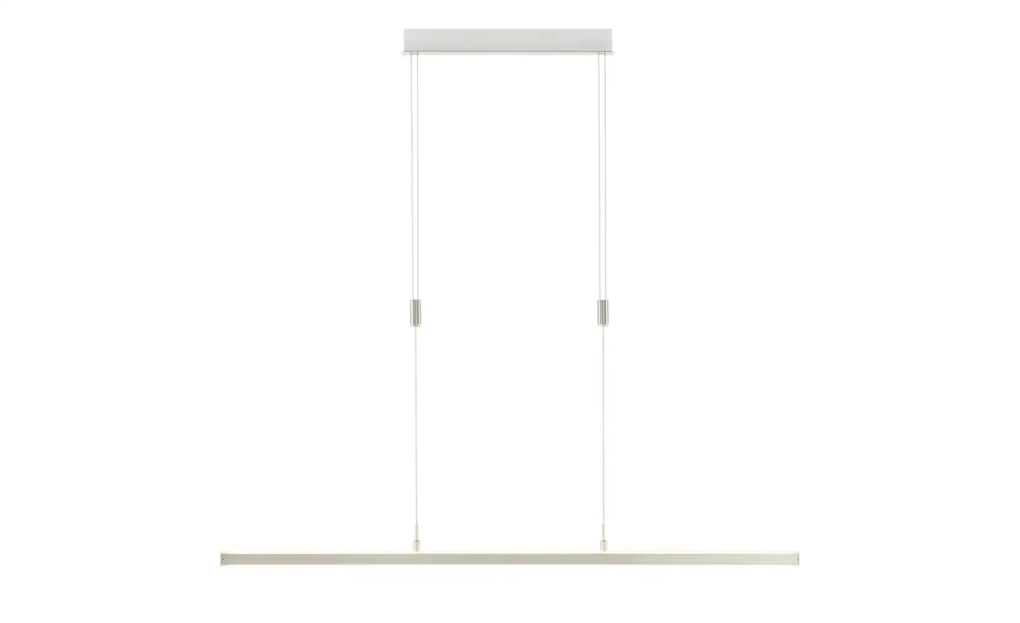 Fischer-Honsel LED-Pendelleuchte, Nickel-matt mit Dimmer