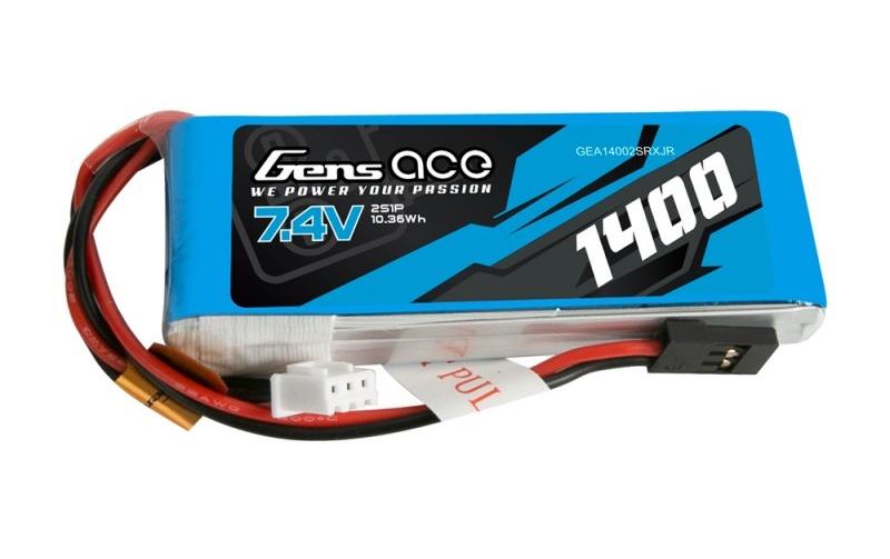 RC-Akku LiPo 1400 mAh 7.4 V 1C RXUniverseller 2S LiPo Sender- oder Empfängerakku