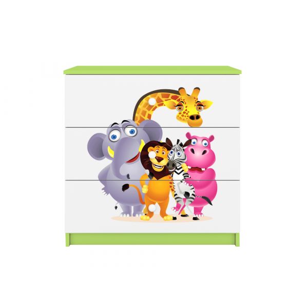 Kocot Kids Cómoda BabyDreams Zoo Green