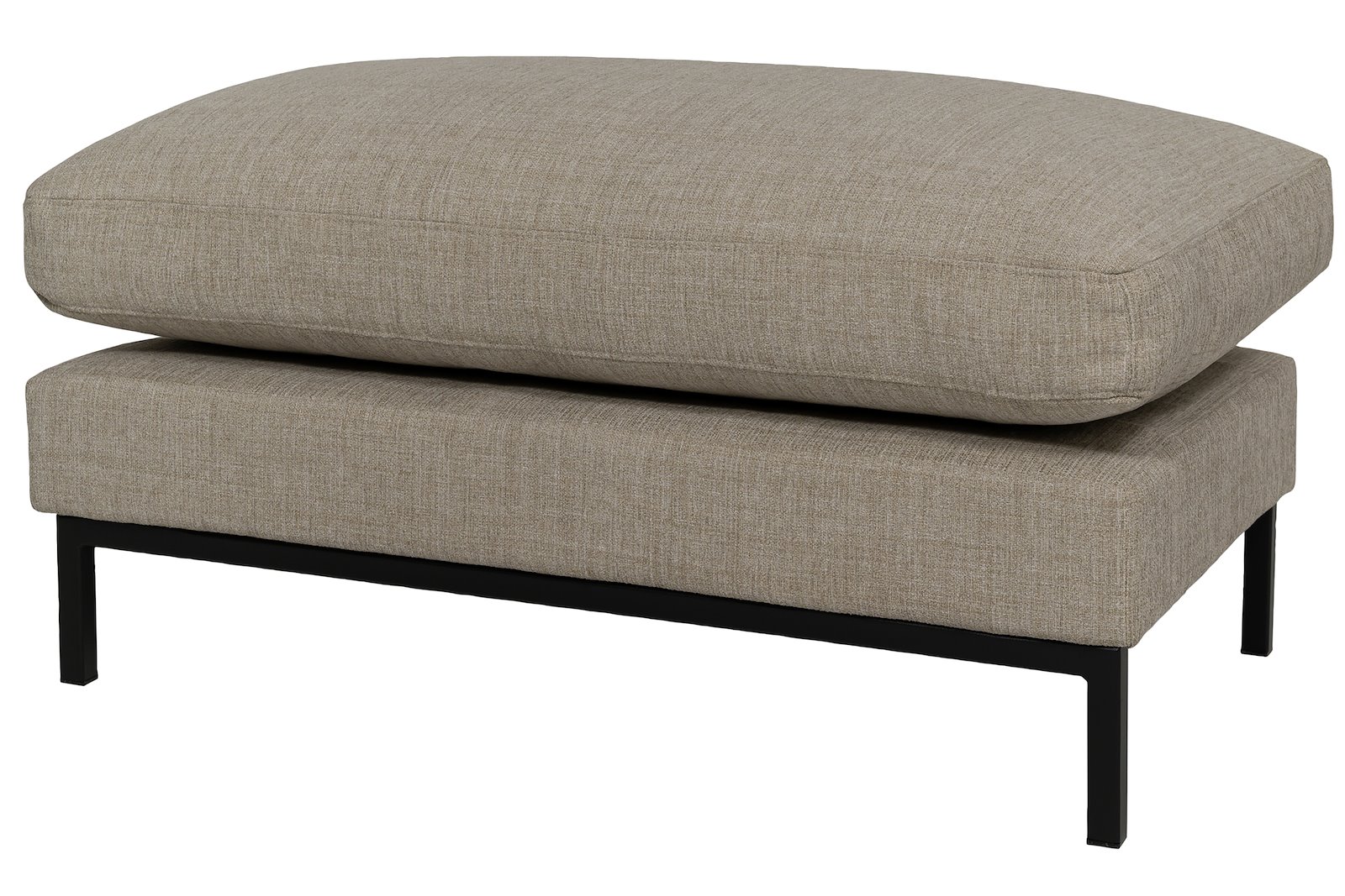 William pall Tekstil Oslo beige med sortlakkert ramme