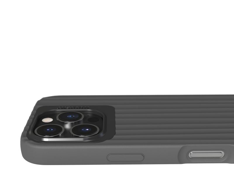 Nudient Back Cover Bold MagSafe iPhone 16 Pro Storm Black Back-Cover für das Apple iPhone 16 Pro