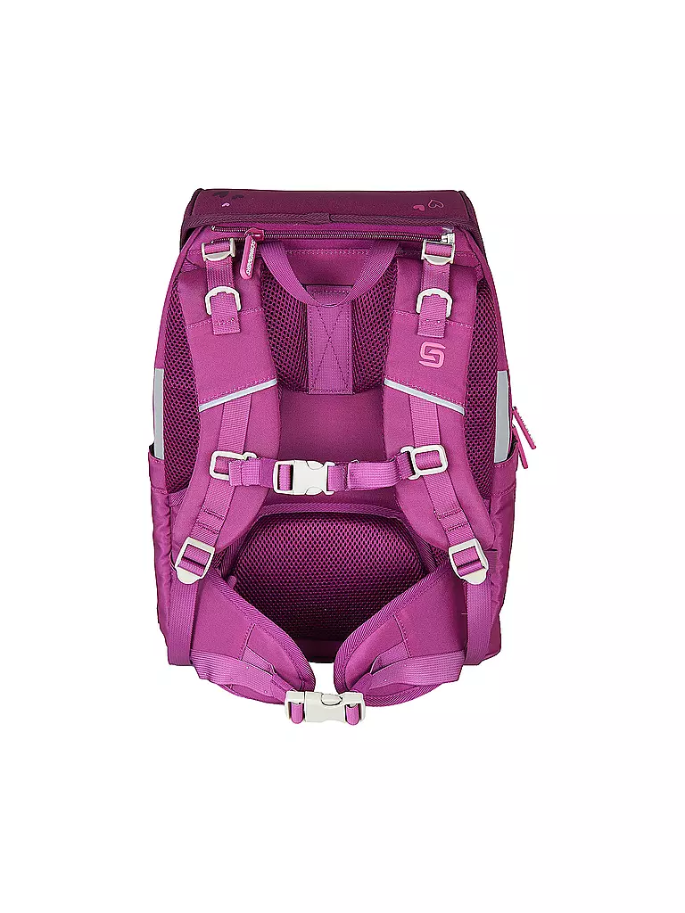 SCHNEIDERS Schultaschen Set Ergojet 6tlg Purple Hearts lila