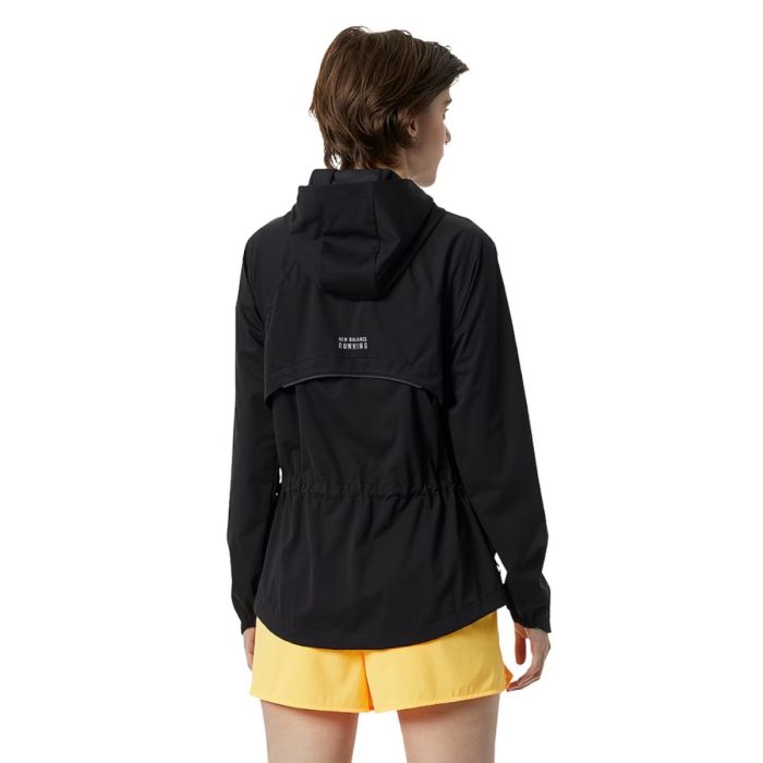 New Balance Dame Jakker Elite Run Water Defy Jacket Sort