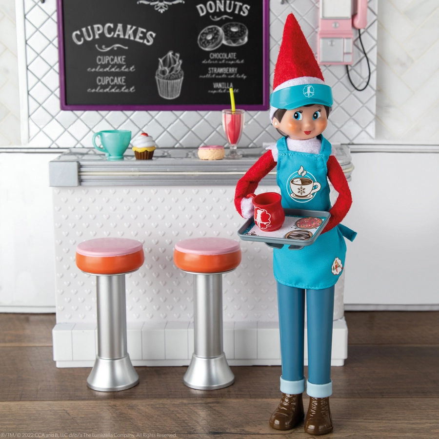 Elf on the Shelf The Elf on the Shelf® Elf MagiFreez™ Ständer - Barista Mehrfarbig
