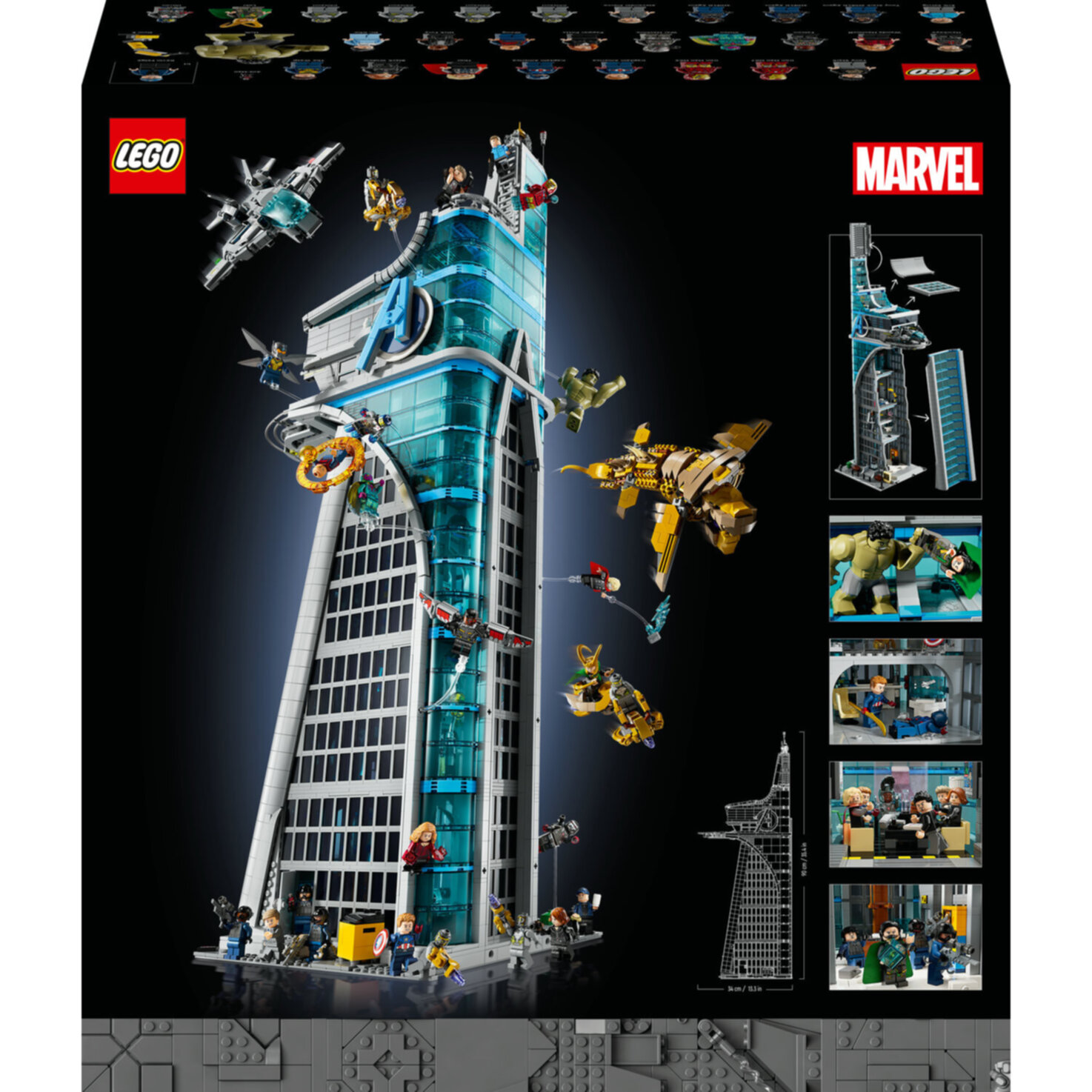 LEGO Marvel Super Heroes Avengers Tower (76269, seltenes Set)