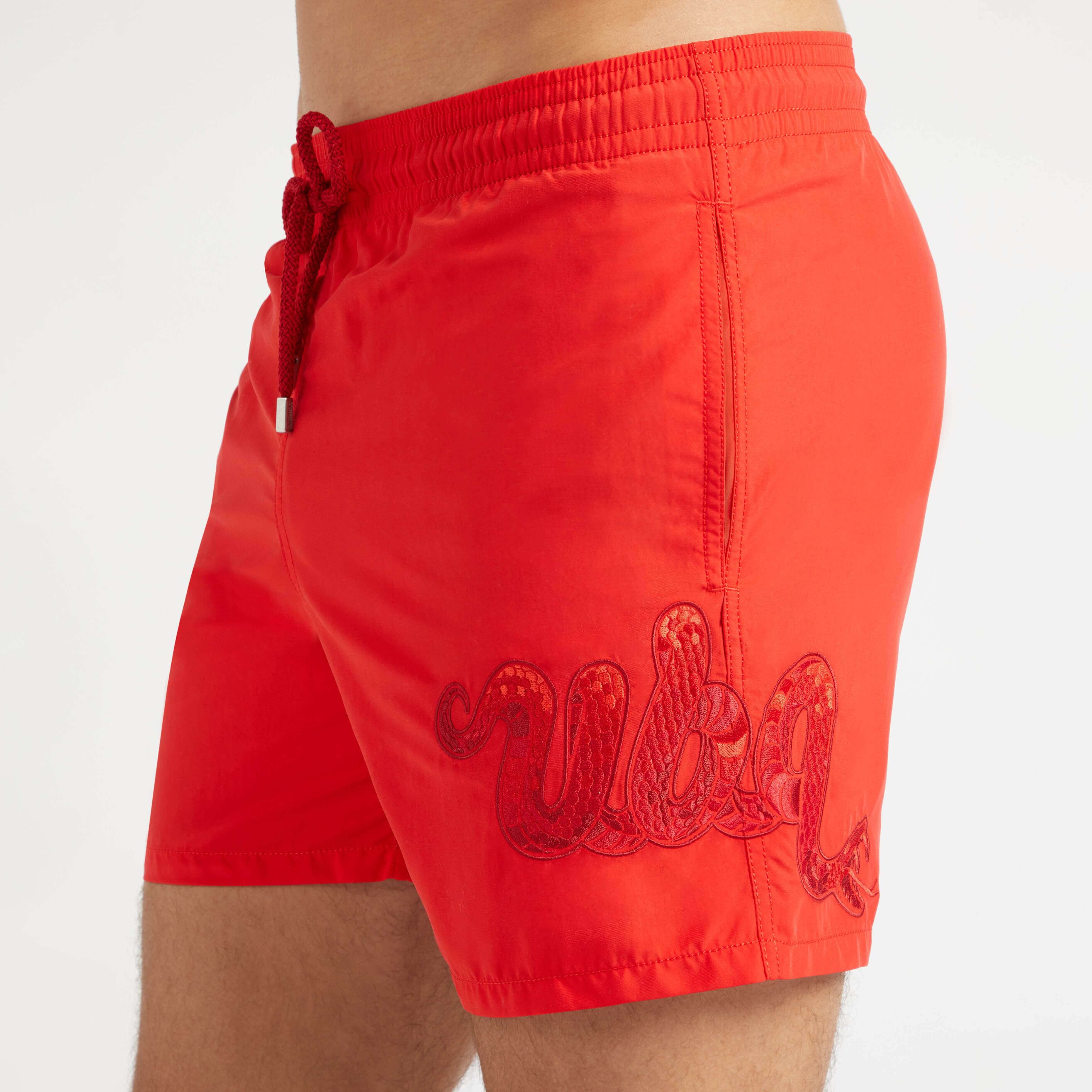 Maillot de Bain Homme Brodé The Year Of The Snake