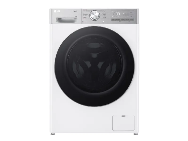 LG F2WR909P3W - Vaskemaskine - Wi-Fi - bredde: 60 cm - dybde: 53.5 cm - højde: 85 cm - frontbetjening - 9 kg - 1200 rpm - hvid