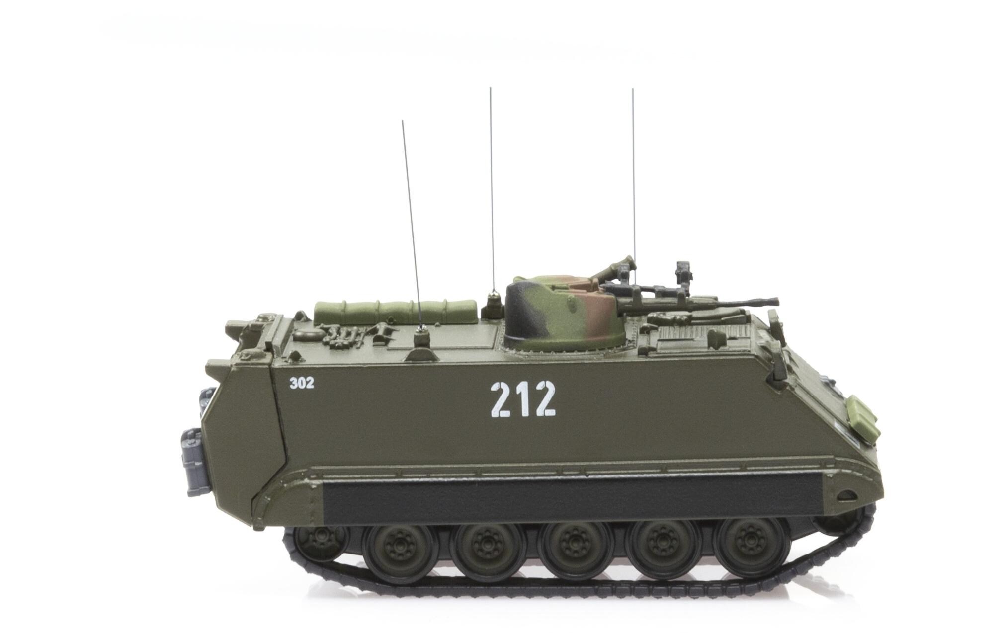 M113 Schützenpanzer 73 mit Kampfnummer 212 1:87H0 Panzer Sammlermodell