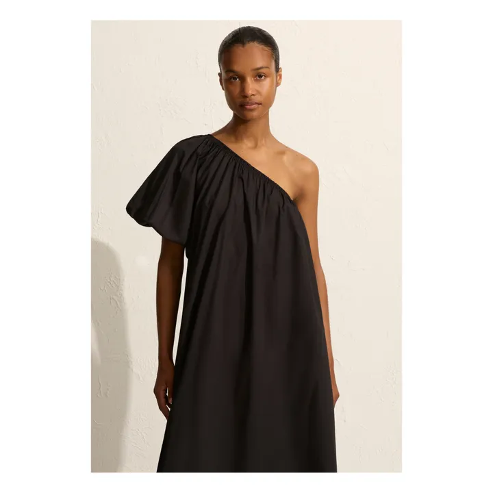 Matteau Robe Maxi Asymétrique | Noir