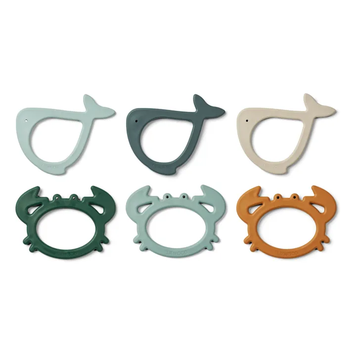 Liewood Anneaux de plongée Calisto - Set de 6 | Whale blue multi mix