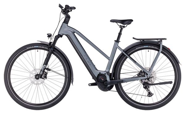 Vélo de Ville Électrique Cube Kathmandu Hybrid Pro 750 Trapeze Shimano Deore 11V 750 Wh 700 mm Gris Flash