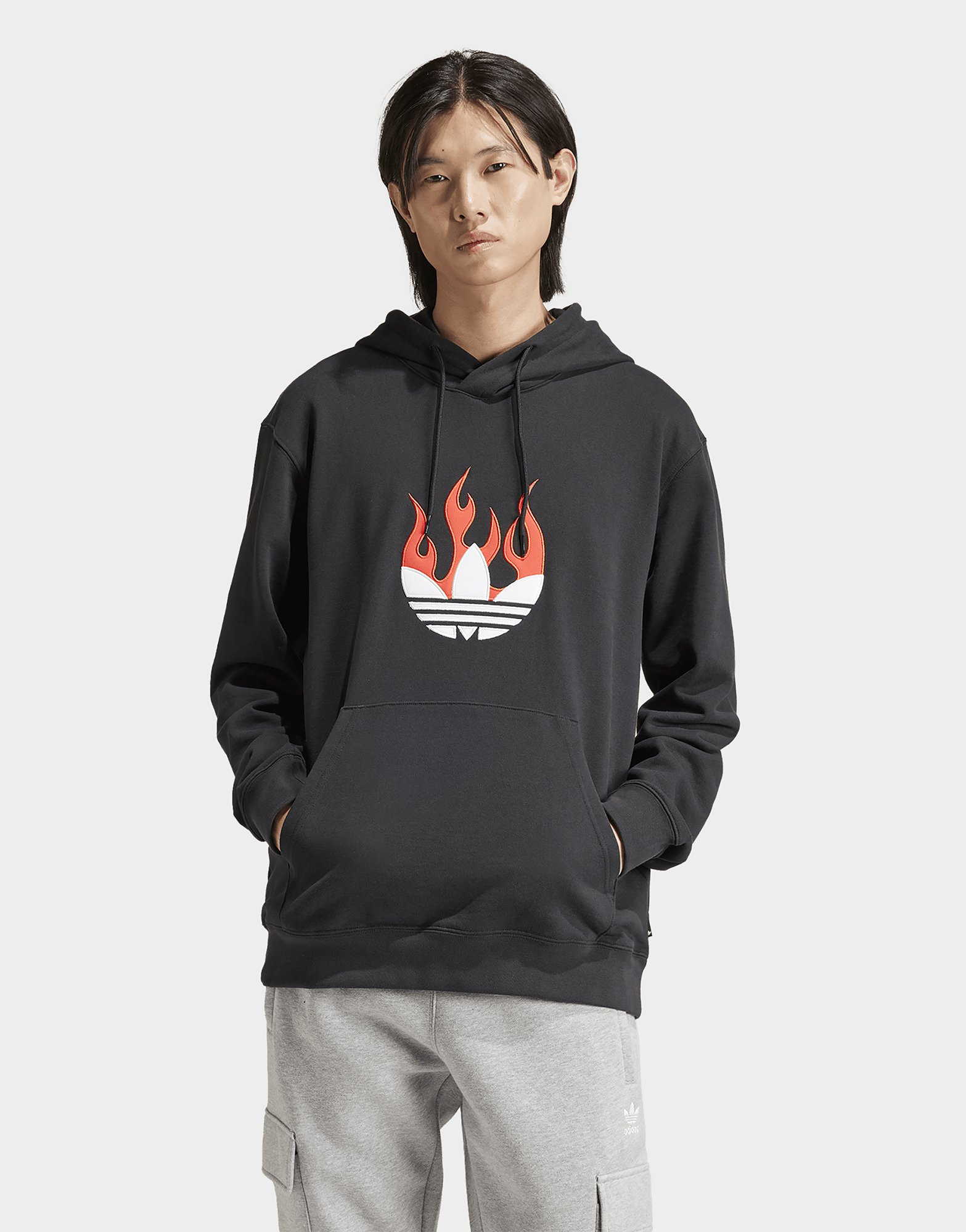 adidas Sweat-shirt à capuche Flames Logo