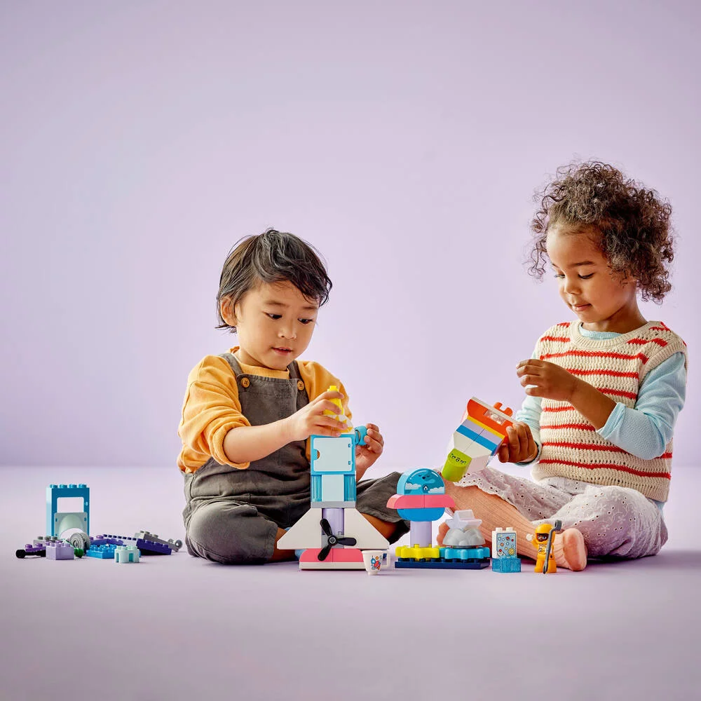 LEGO®DUPLO®MA VILLE 10422 - L'AVENTURE EN NAVETTE SPATIALE 3-EN-1