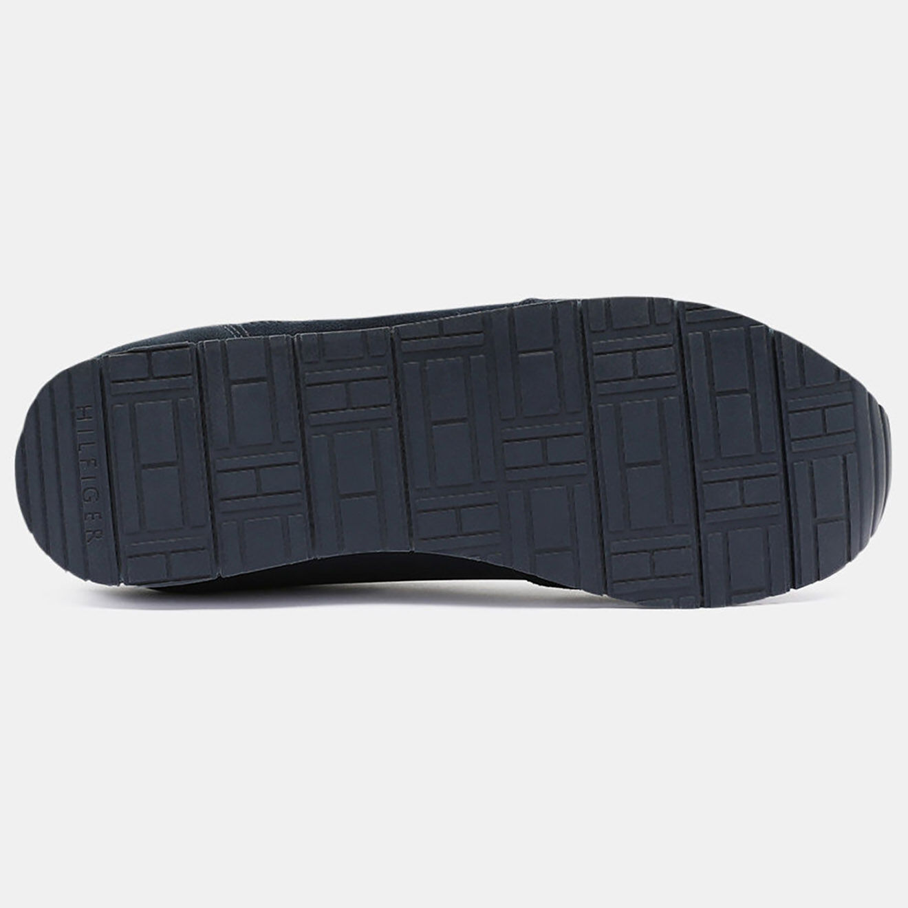 Tommy Hilfiger Baskets running en Cuir Corporate bleu marine