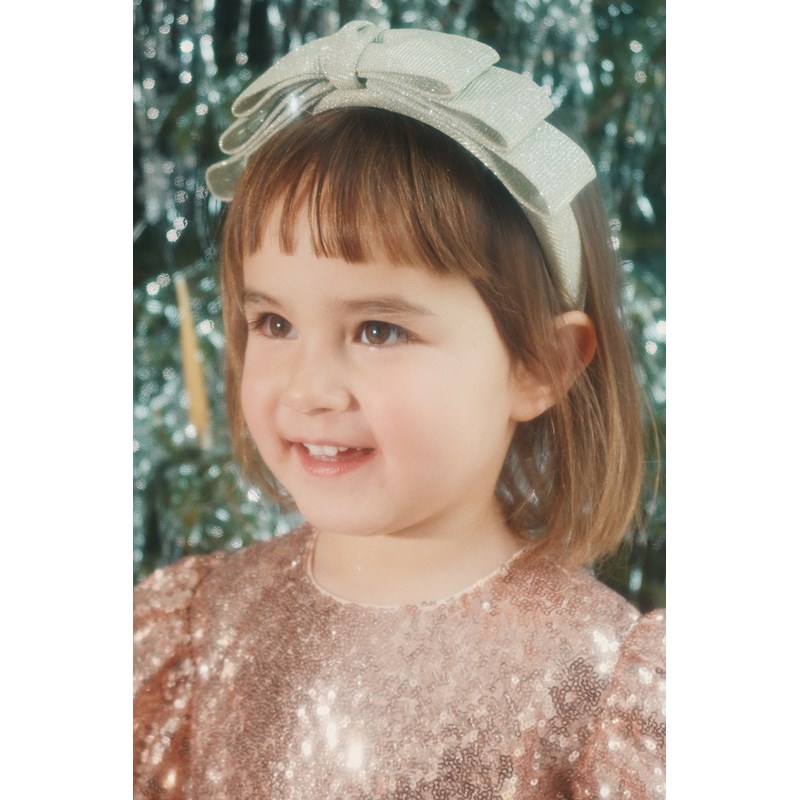 Konges Sløjd<br>Hårbøjle Glitter Sløjfe