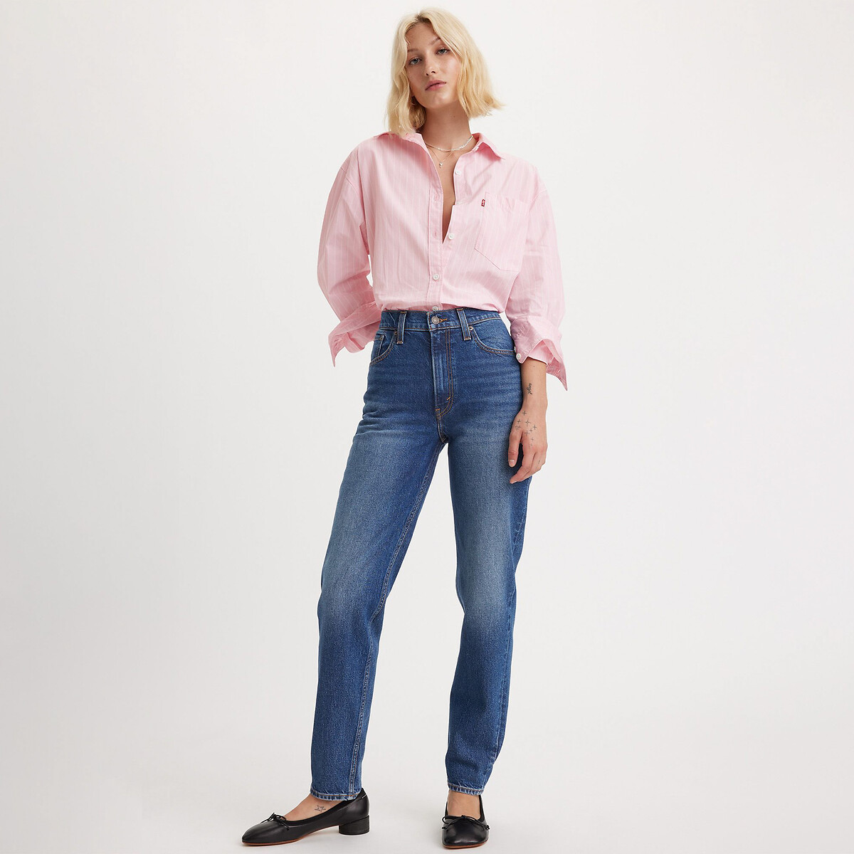 Calça jeans Levi's Mom dos anos 80