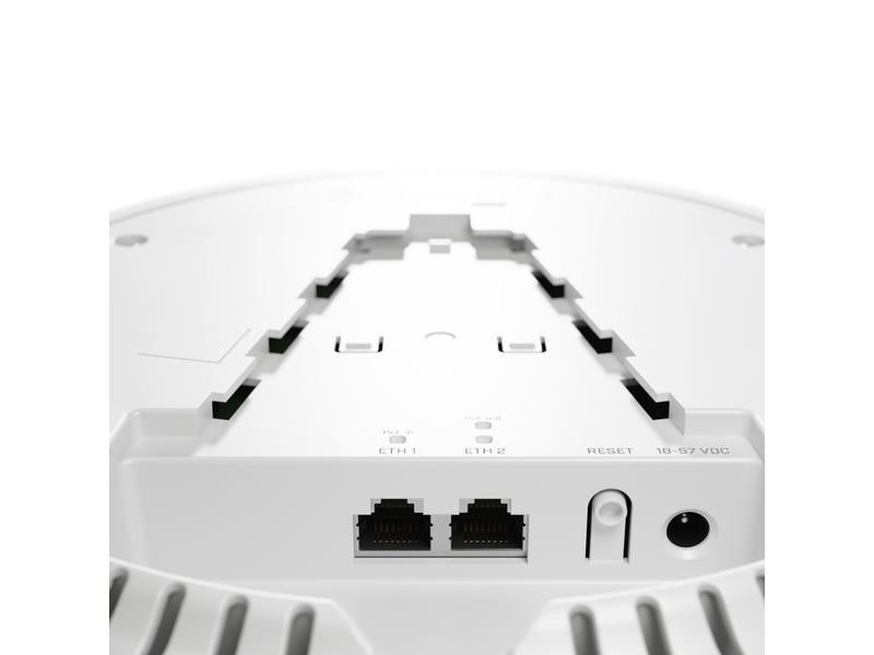 MikroTik Access Point cAP ax Der meistverkaufte Decken-Access-Point ist zurück – stärker als je zuvor! Eine neue Generation kabelloser Grossartigkeit für Ihr Büro, Hotel, Einkaufszentrum oder andere Einrichtungen in überfüllten Bereichen.