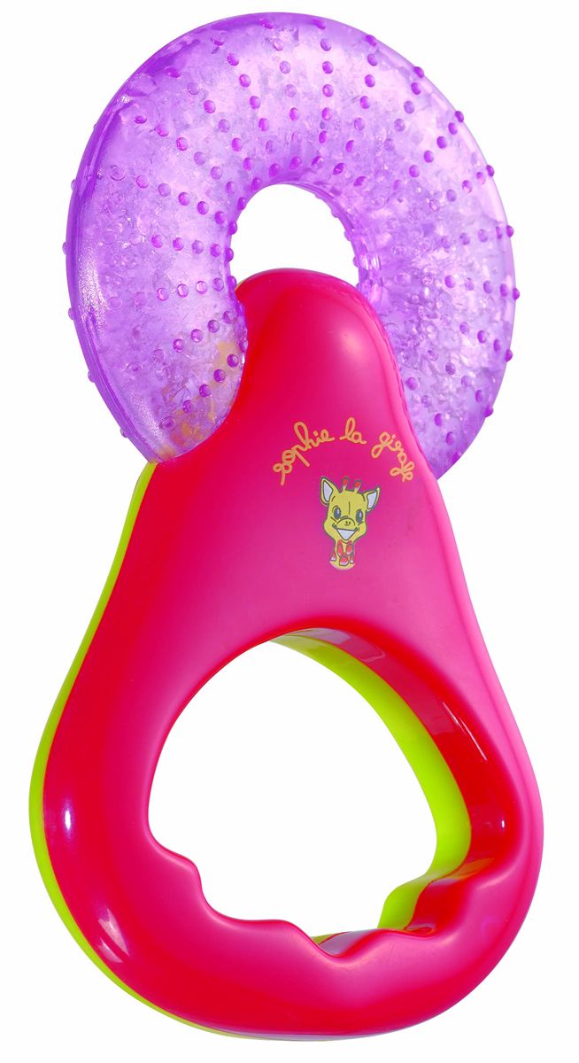 Anneau de dentition fraîcheur sophie Rose (avec gel réfrigérant)