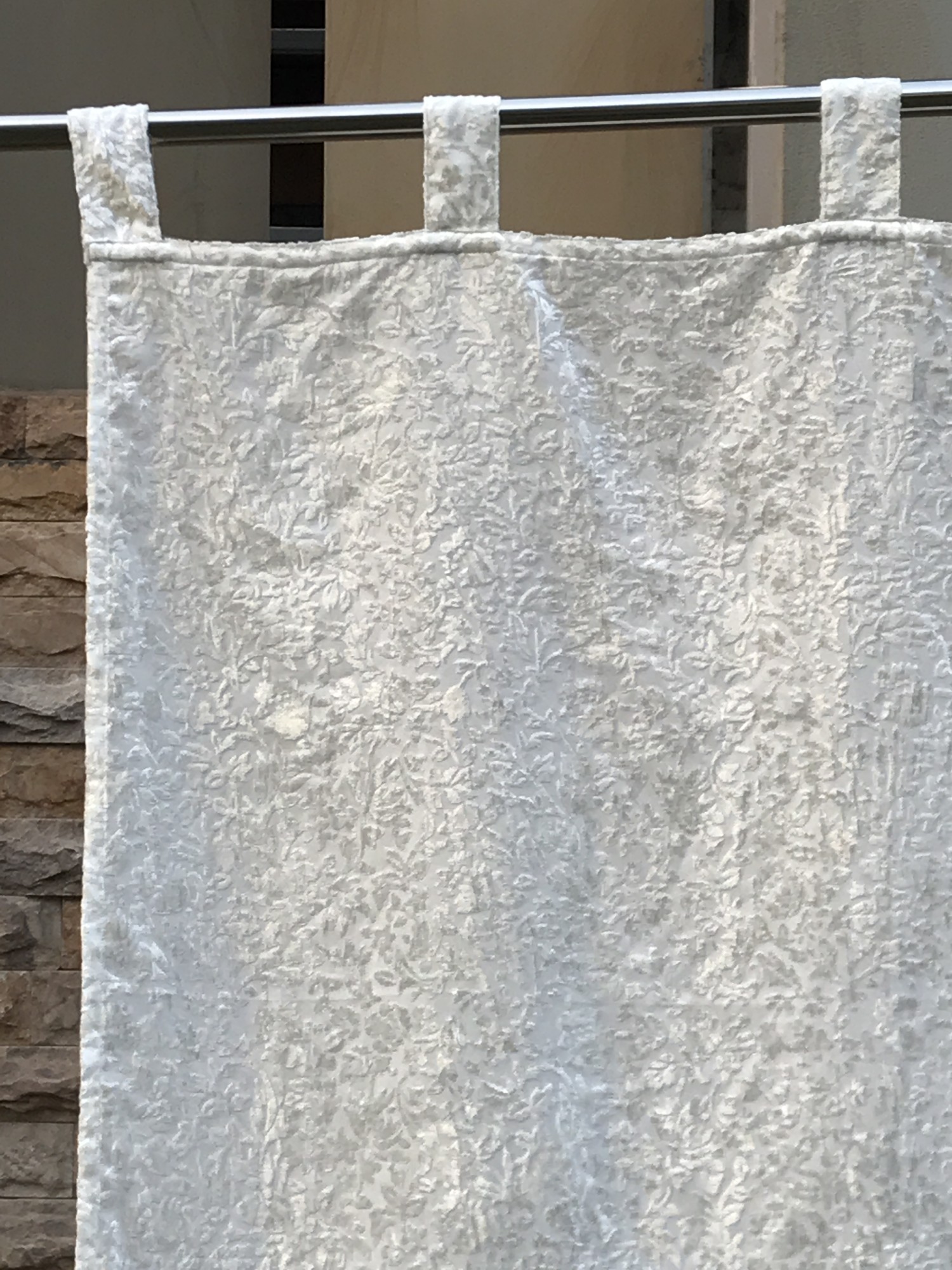 Vorhang 'Gül', weiß, H 230 cm, B 110 cm von fischer's lagerhaus