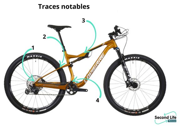 Produit Reconditionné - VTT Tout-Suspendu Lapierre XRM Shimano SLX 12V Gold 2022