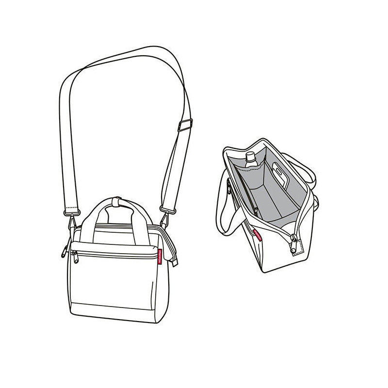 Sac à main Allrounder Cross Twist silver