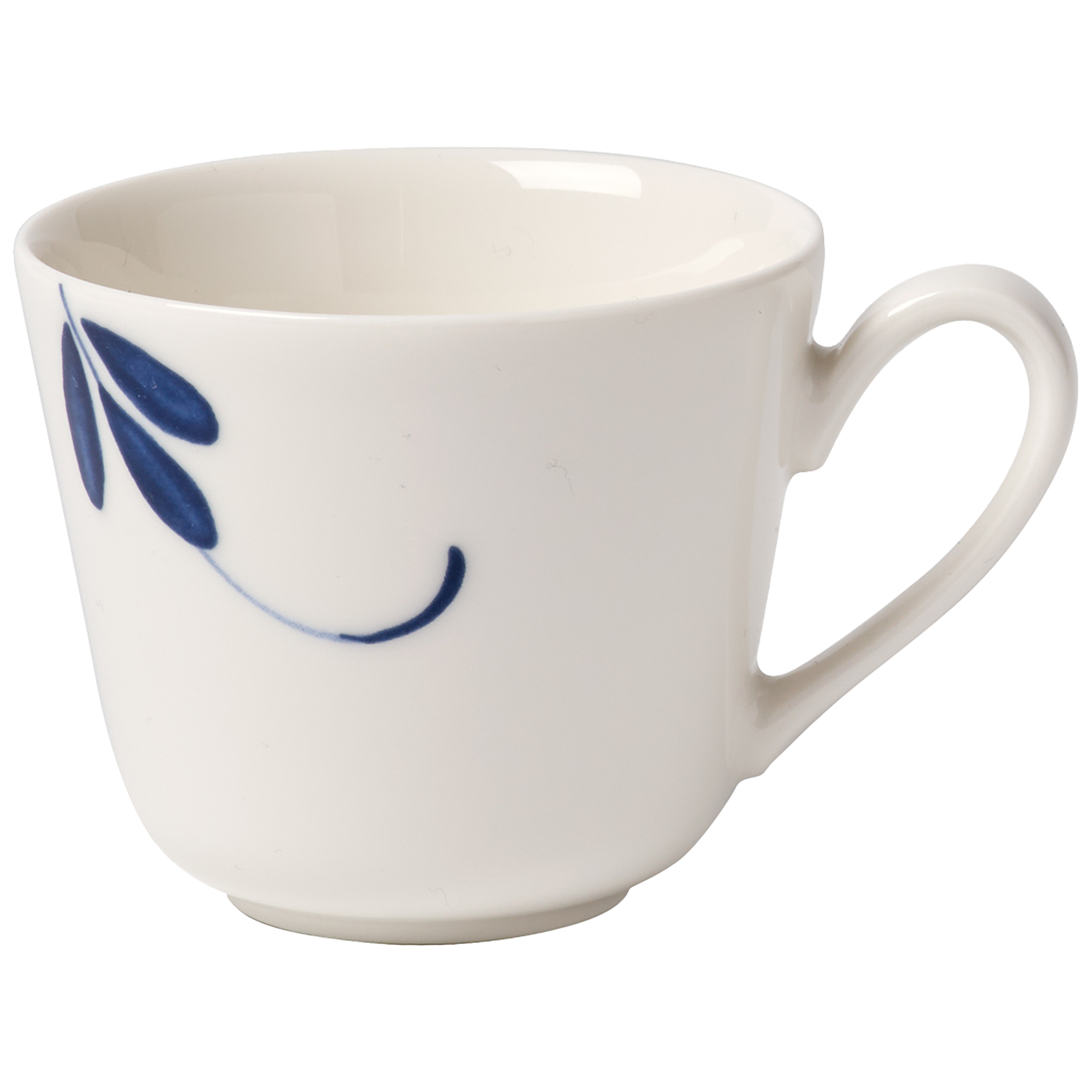 Vieux Luxembourg Espresso cup White, 2.8 oz, Premium Porcelain