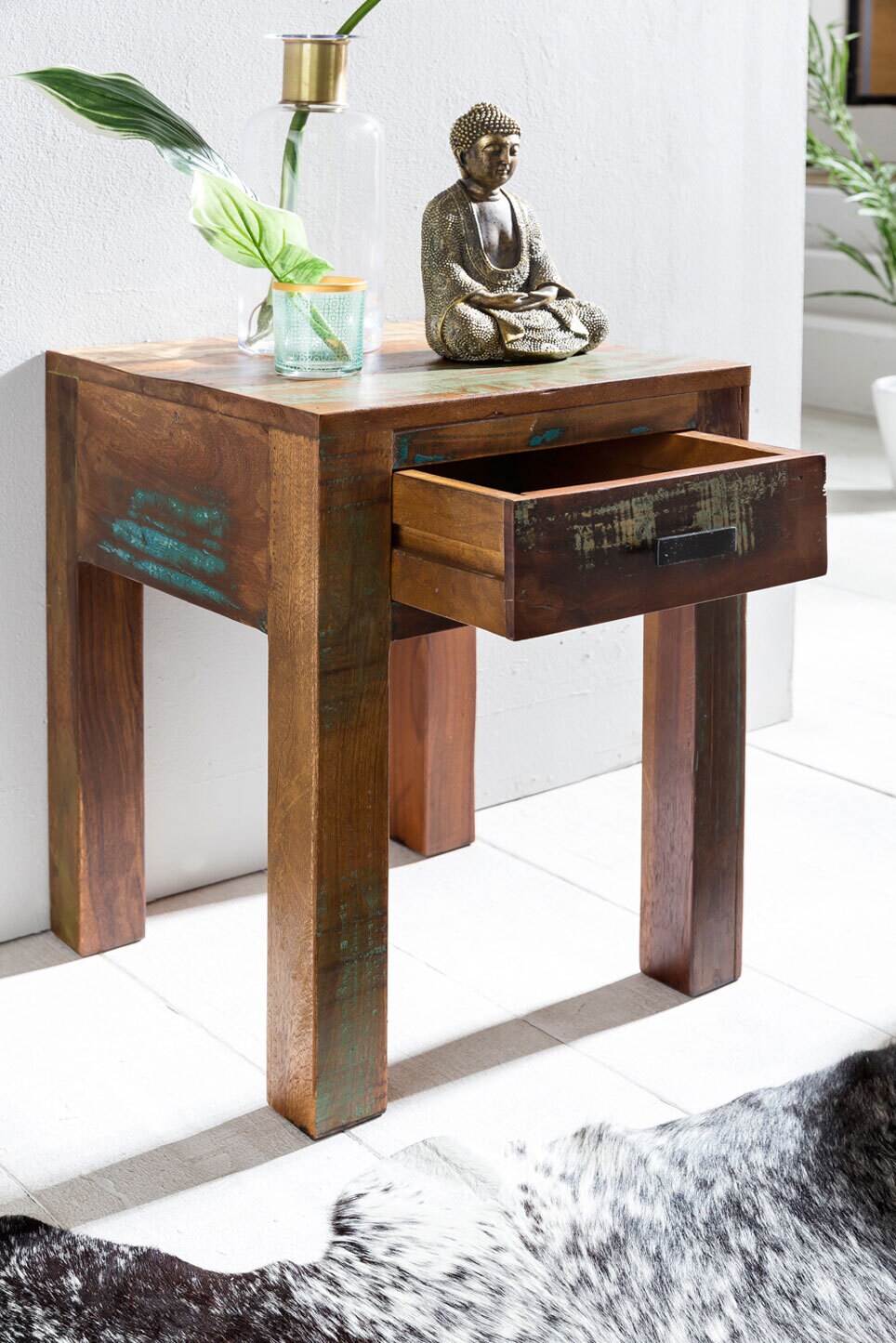 Nachttisch Dundalk 40 x 55 cm Massivholz Mango