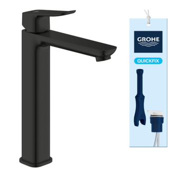Grohe Dice wastafelmengkraan XL-Size Mat Zwart