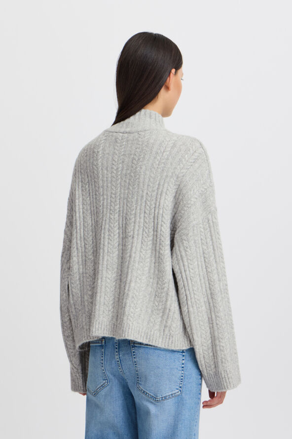 ICHI IHMYLLE LS5 Light grey melange