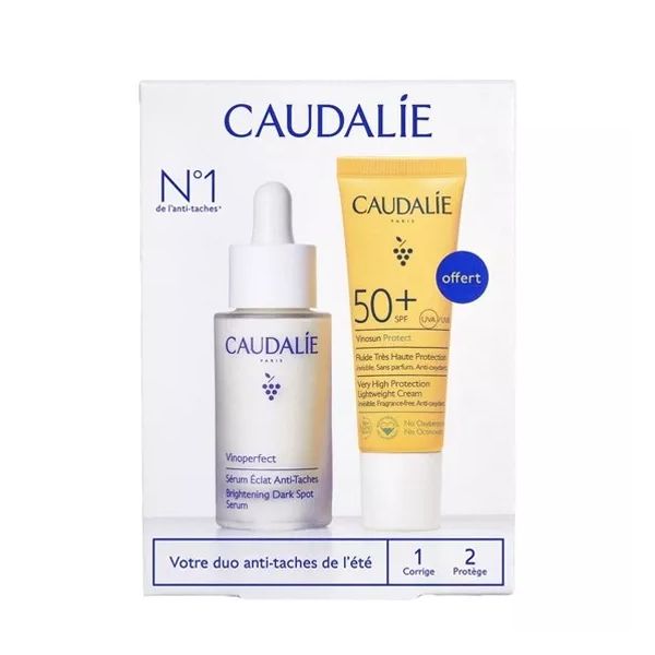 Caudalie Vinoperfect Sérum 30ml   Vinosun Protect SPF50  20ml Coffret