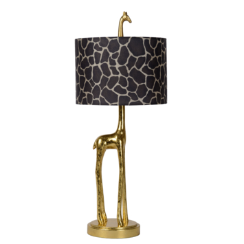 Lucide EXTRAVAGANZA MISS TALL tafellamp Ø 25 cm mat goud / Messing