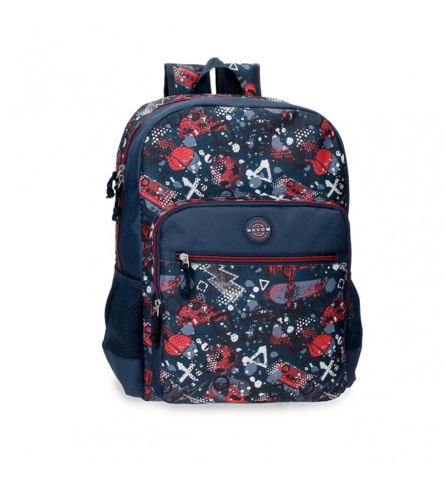 Mochila Movom Free Time adaptável de 42 cm na cor azul marinho