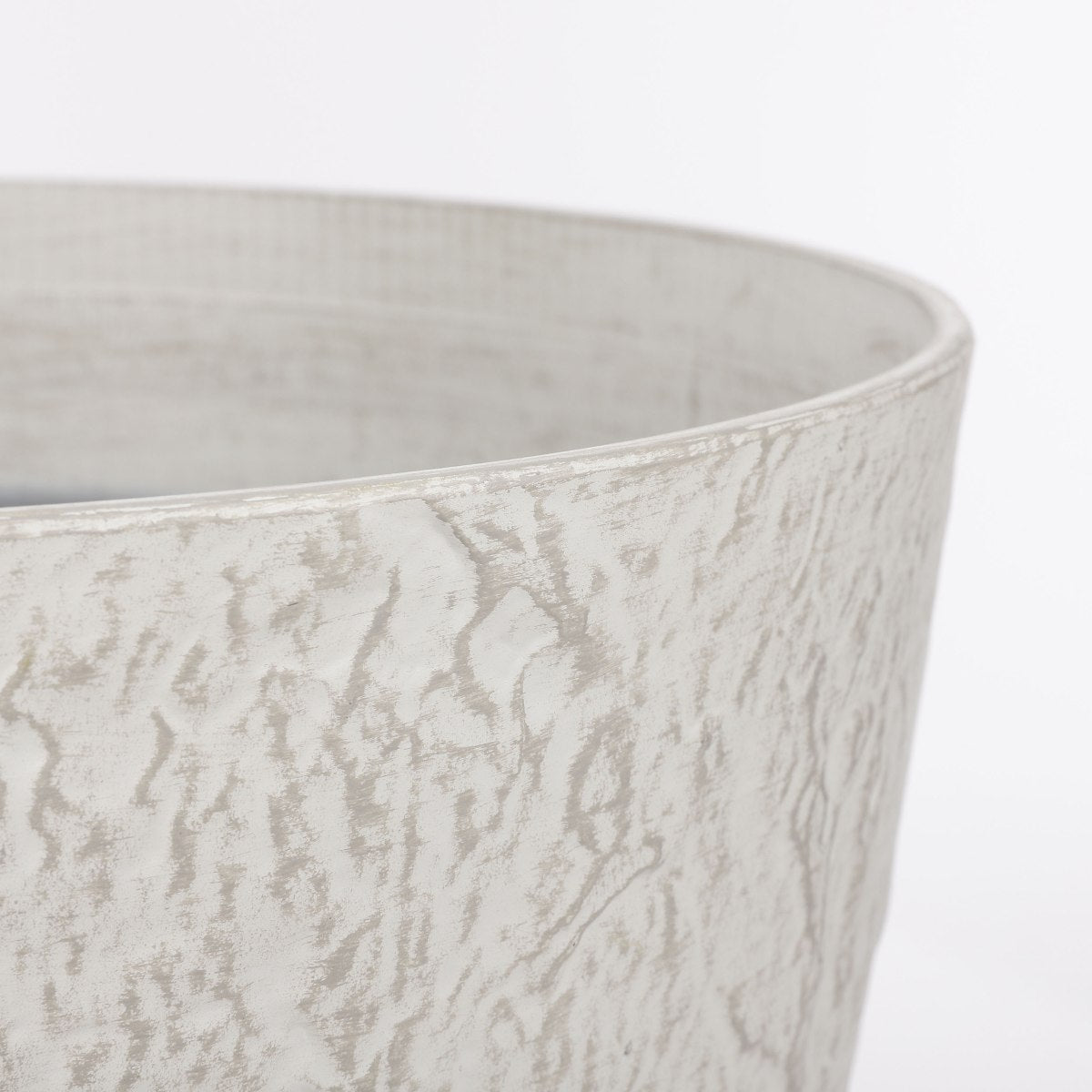 Mica decorations jardinière bravo - 45x45x40 cm - pe - beige