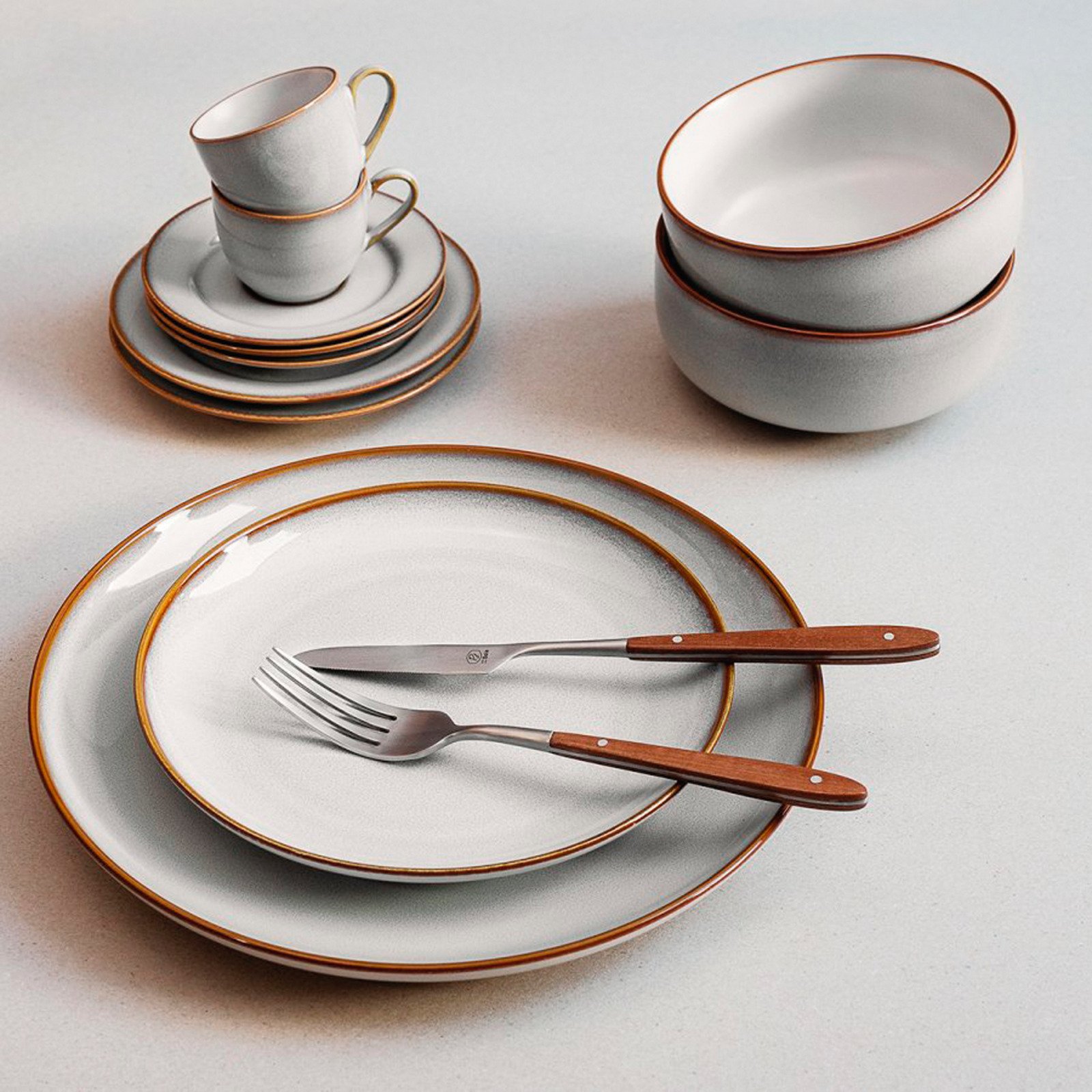 Teller-Set Elements Day 12-teilig